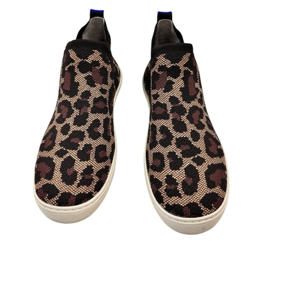 Rothy’s The Chelsea Wildcat Cheetah Slip On Animal Print Shoes Sneakers Size 8 - Picture 11 of 11